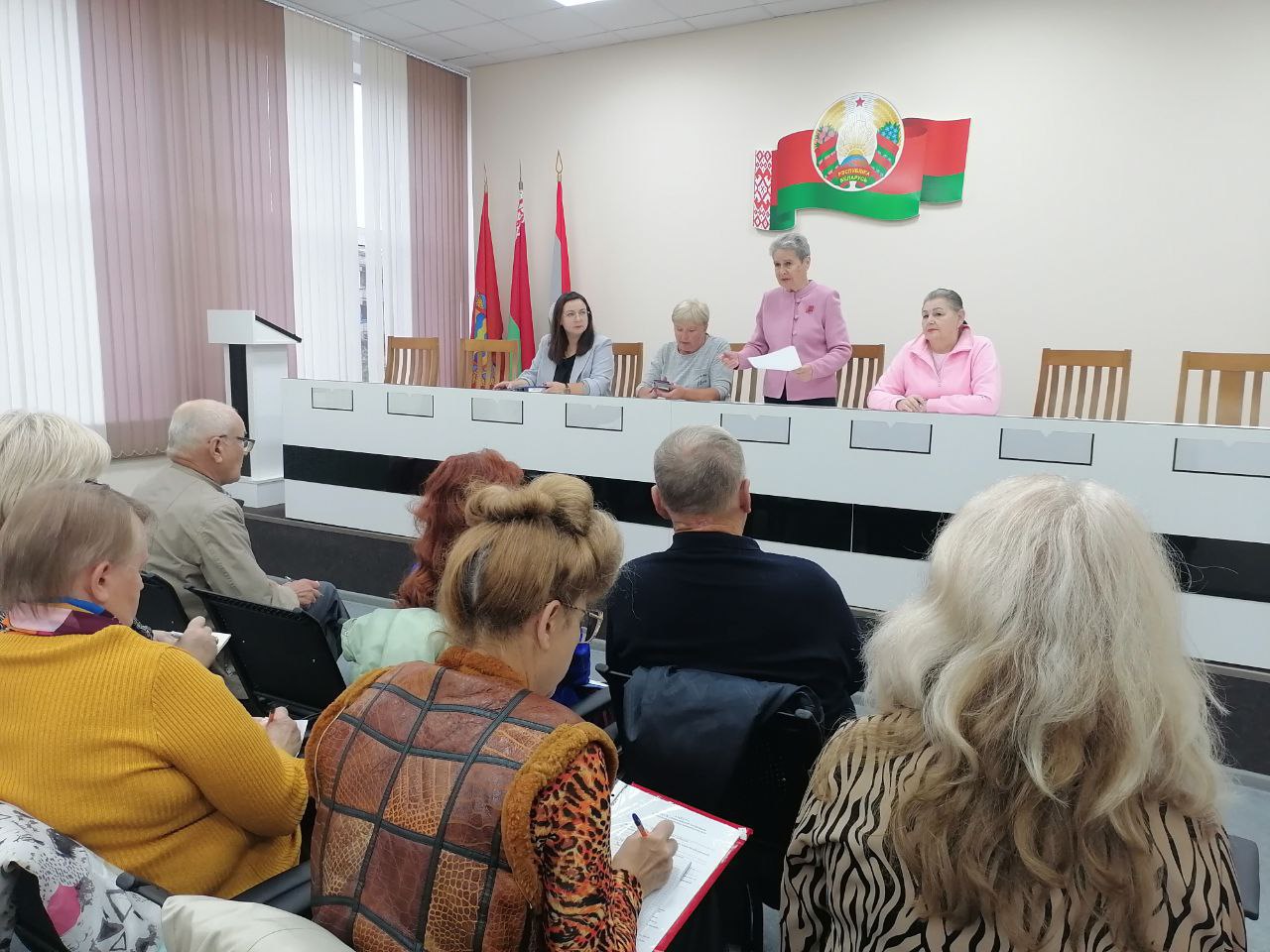 Расширенное заседание президиума Борисовской районной организации ветеранов