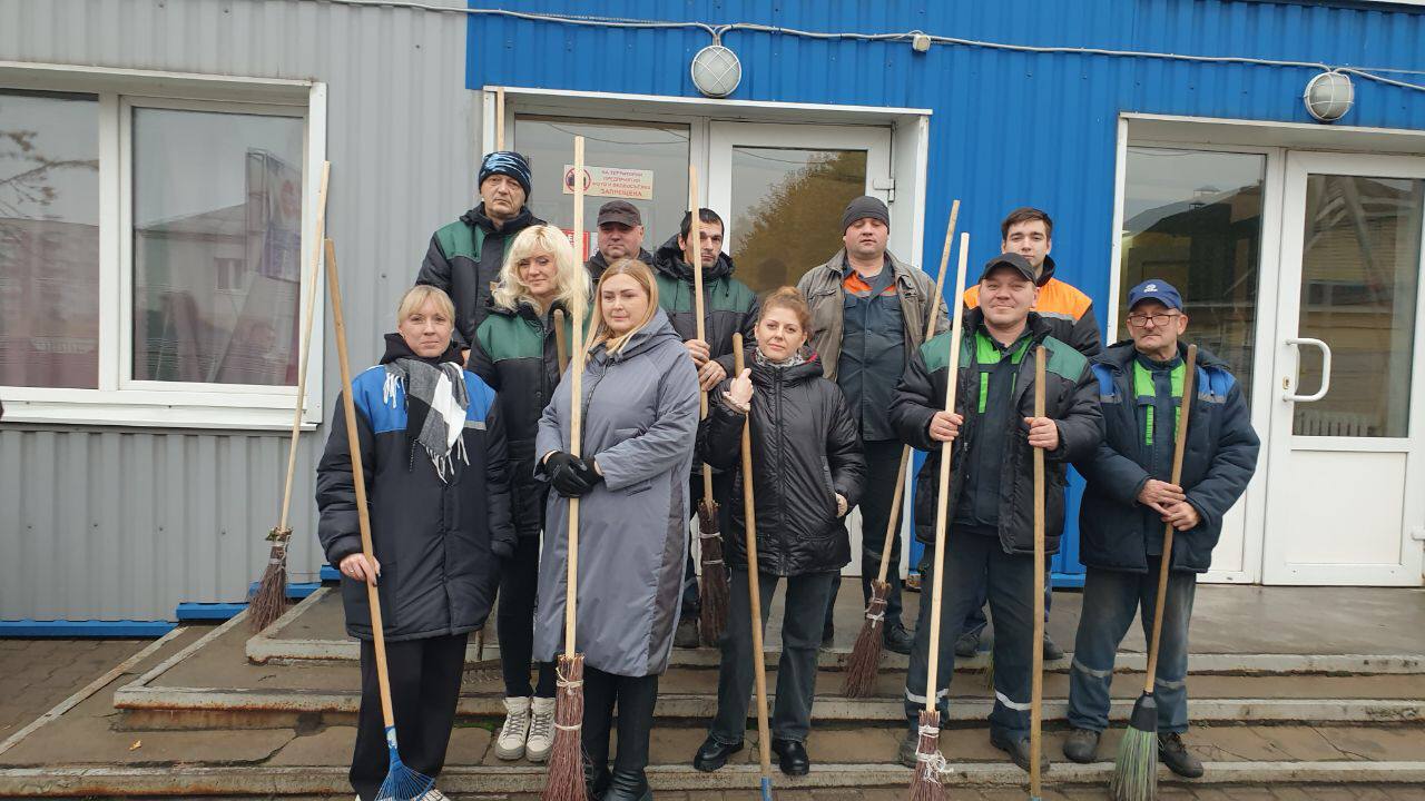 Коллектив ОАО «Борисовдрев» принял участие в республиканском субботнике!