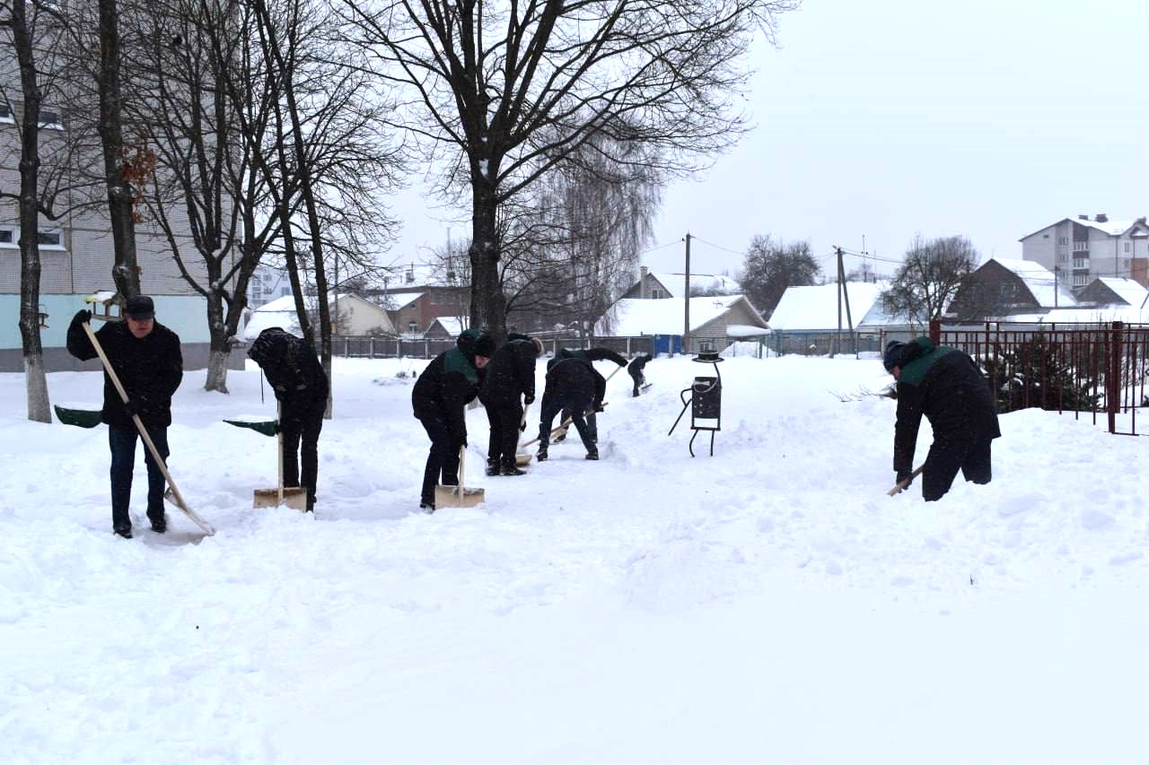 Борисов снега не боится! 